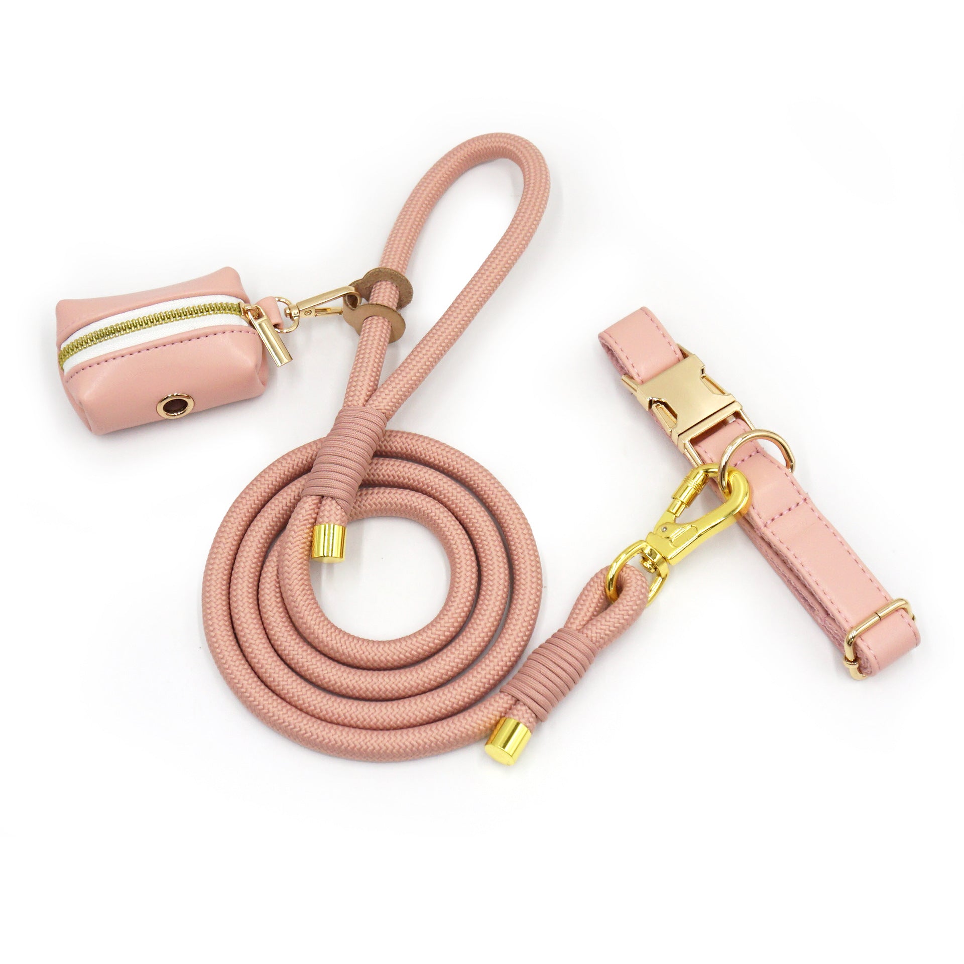 RopeFlex™ Leather Dog Leash – Strong & Comfortable Grip