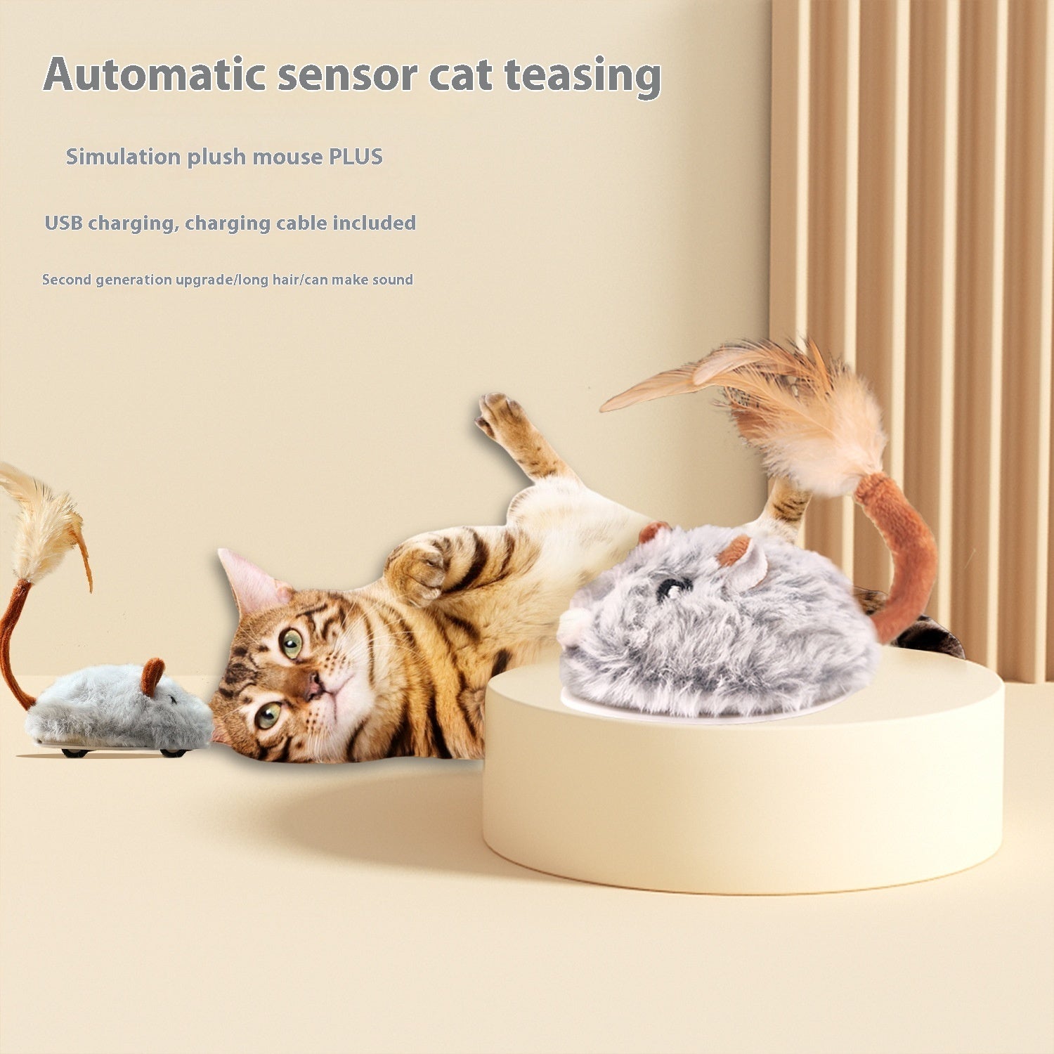 HuntMouse – Interactive Electric Cat Toy