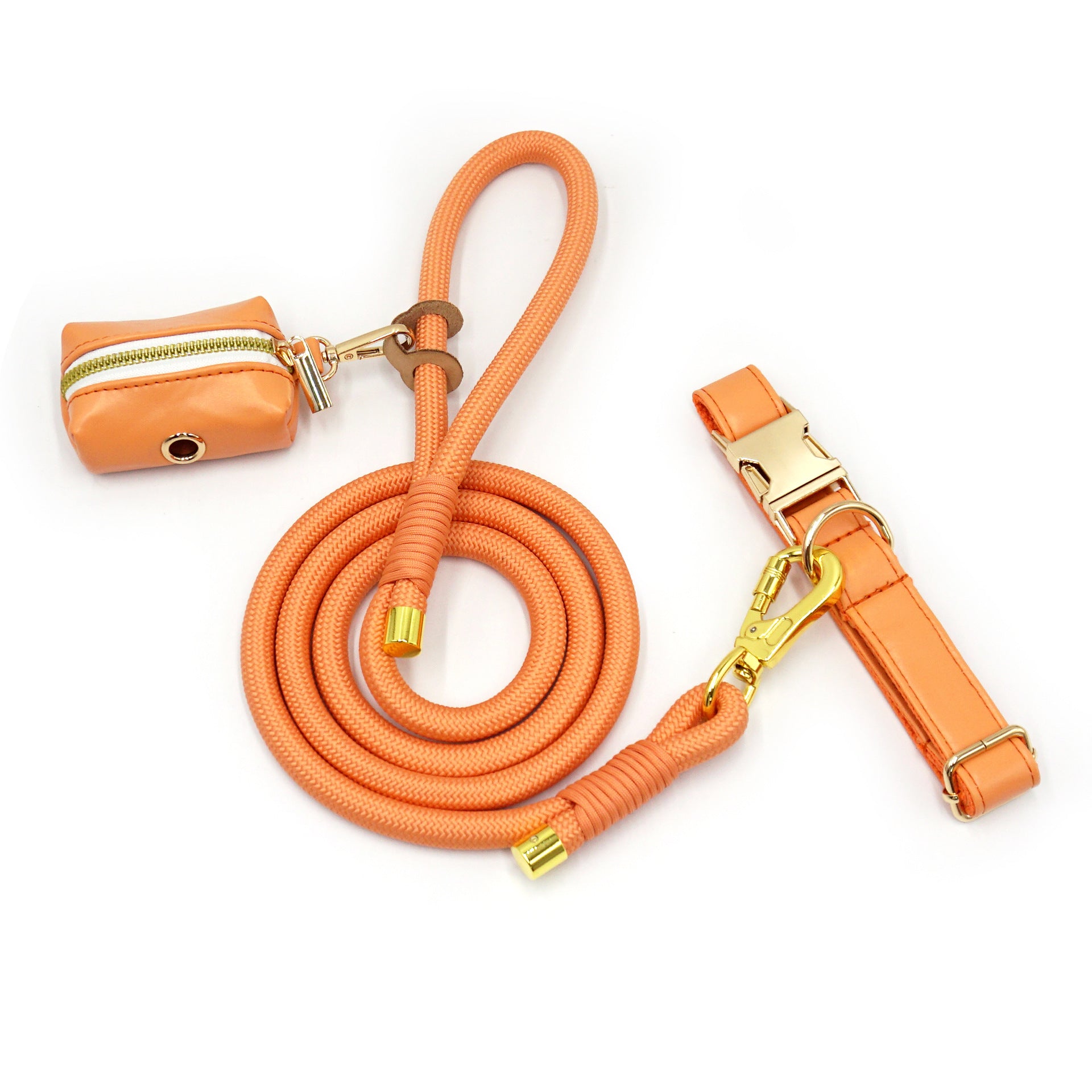 RopeFlex™ Leather Dog Leash – Strong & Comfortable Grip