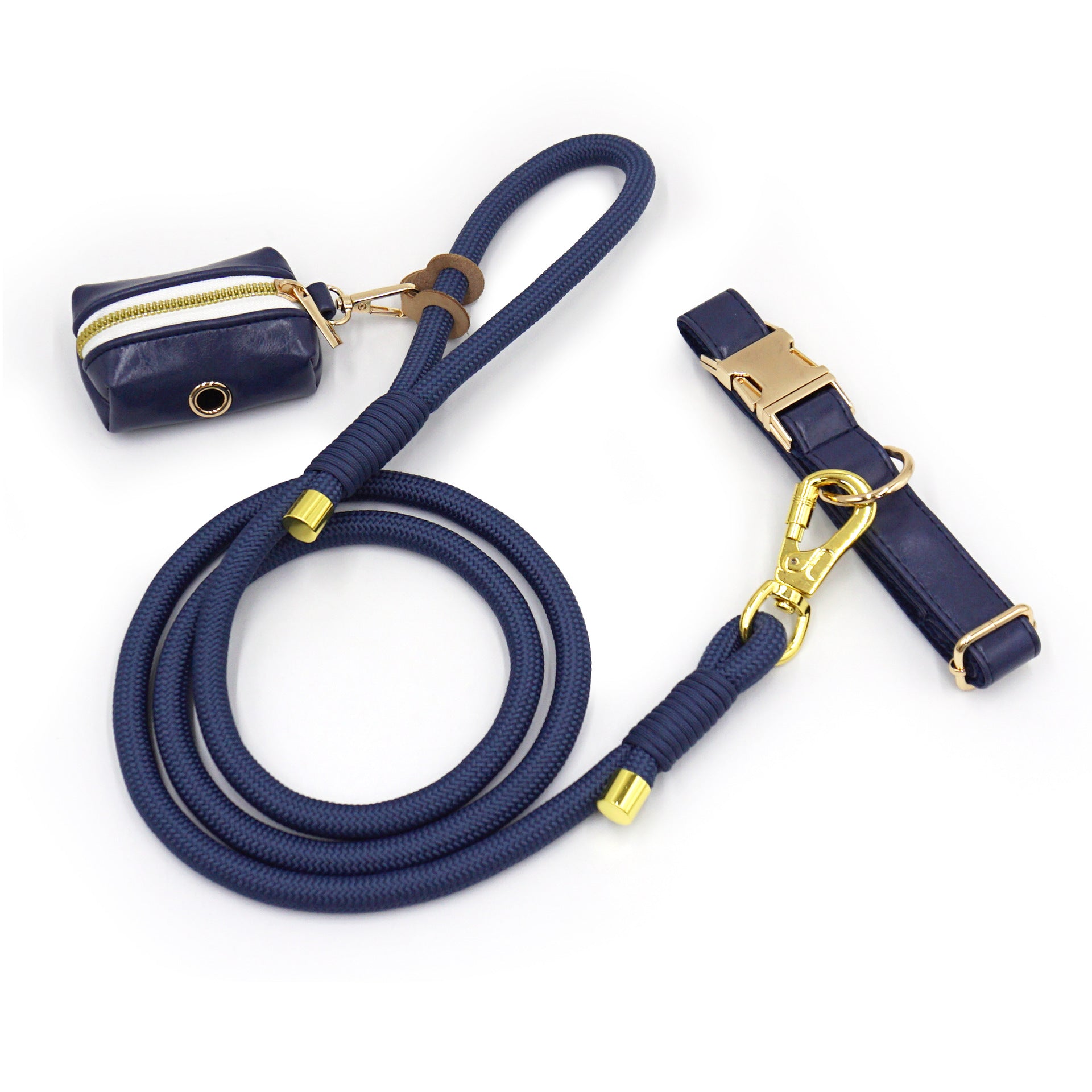 RopeFlex™ Leather Dog Leash – Strong & Comfortable Grip