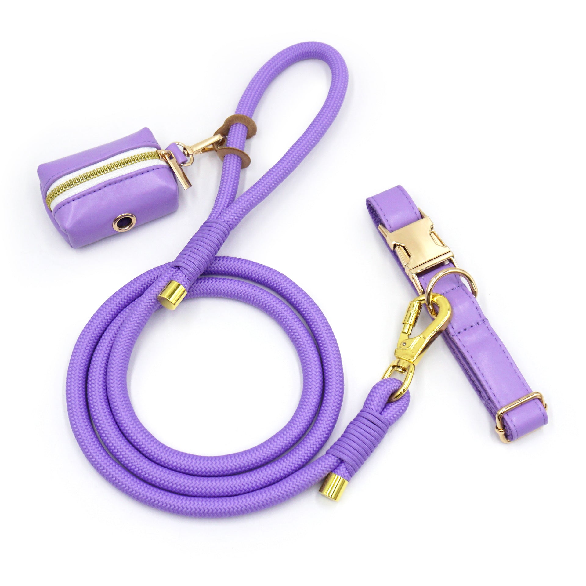 RopeFlex™ Leather Dog Leash – Strong & Comfortable Grip