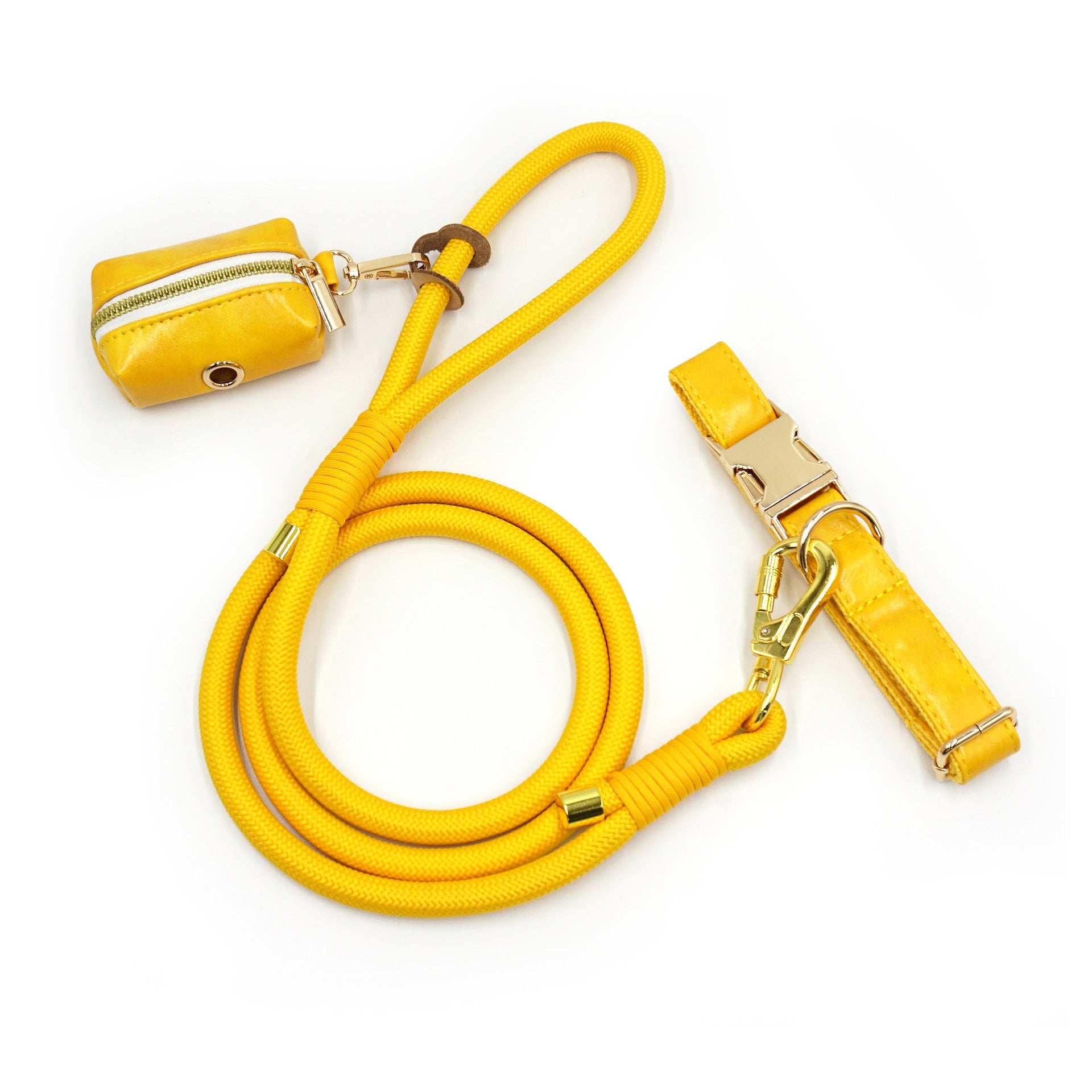 RopeFlex™ Leather Dog Leash – Strong & Comfortable Grip